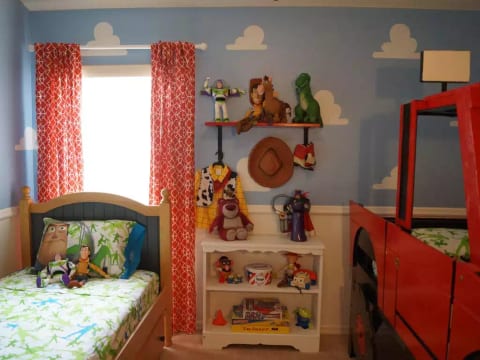 Woody, Jessie, Buzz dress ups included. Toy Story and vintage toys ready to play