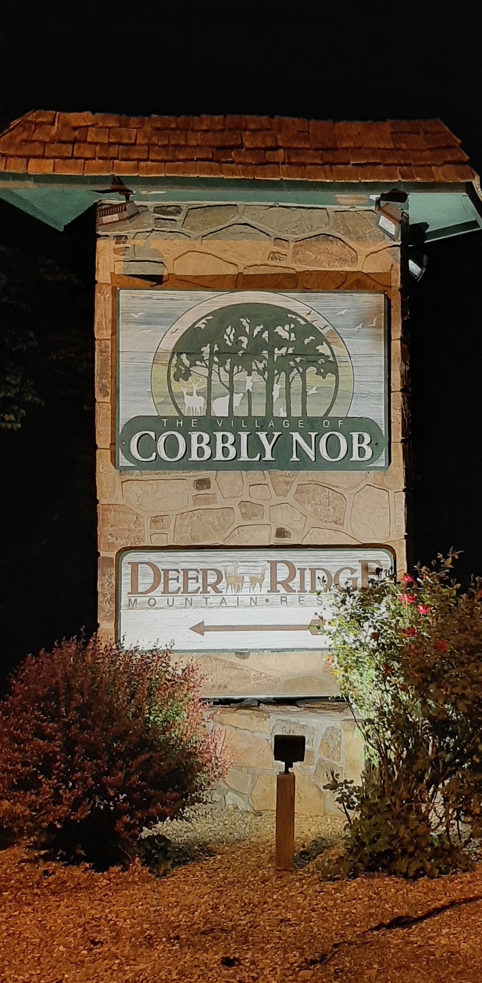 Cobbly Nob entry sign