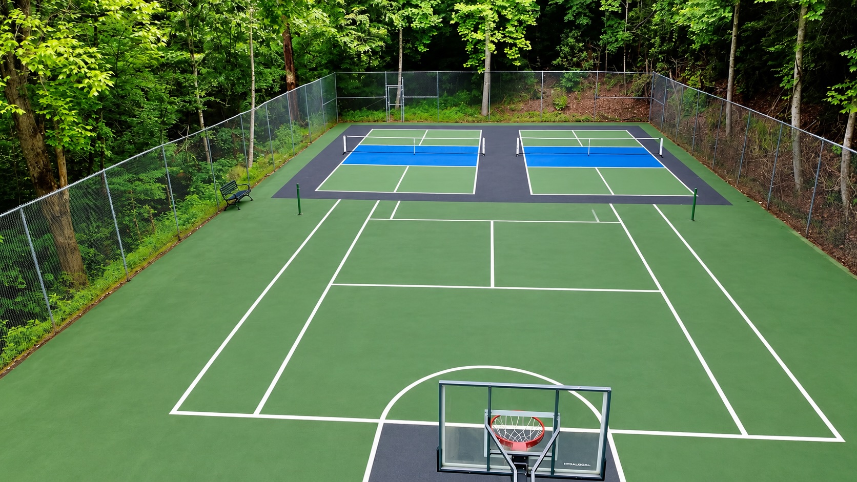 Basketball and Pickleball Courts