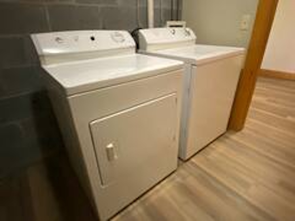 A washer and dryer make it easy to pack light and stay fresh throughout your trip.