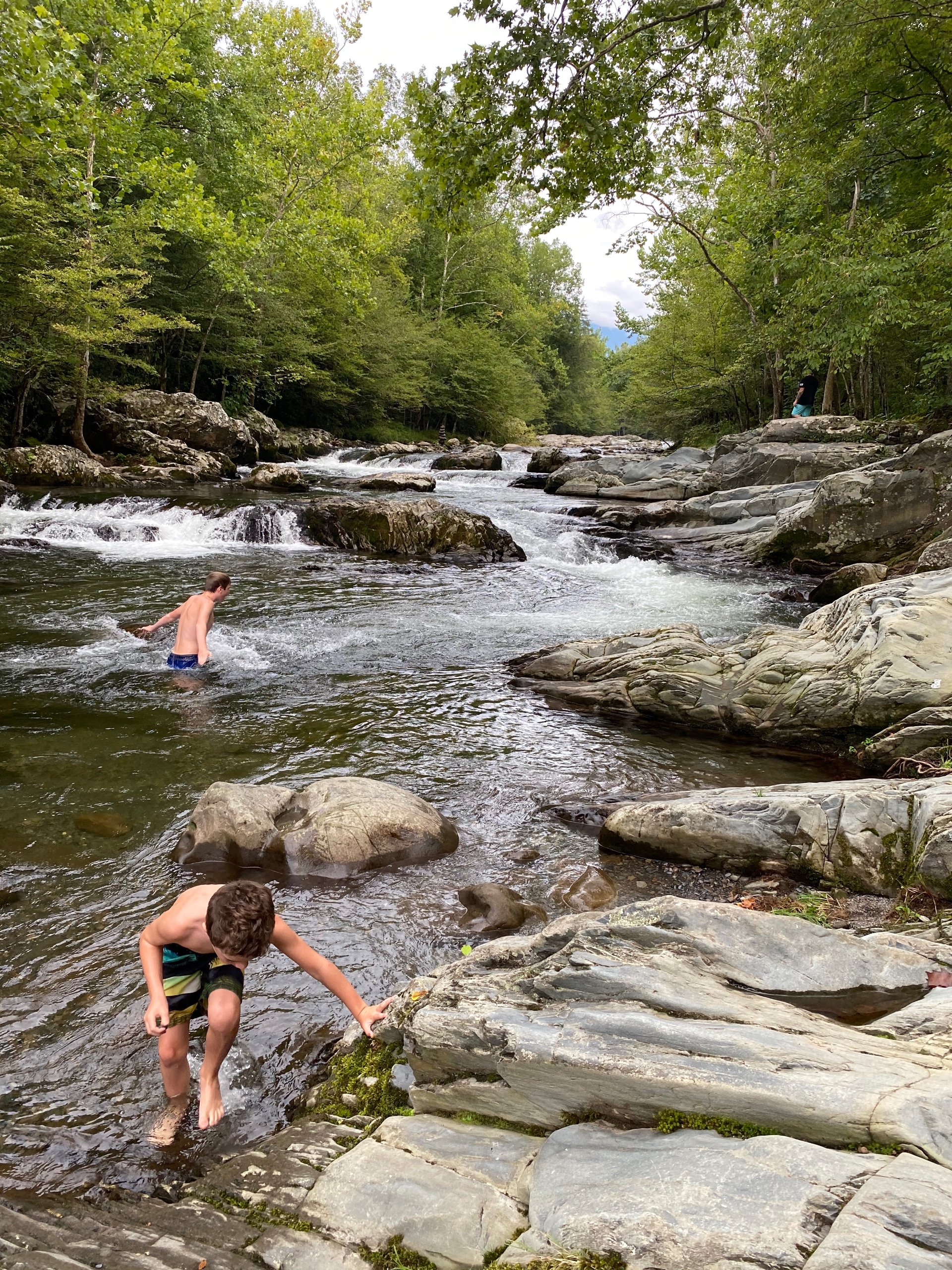 Hiking at the Greenbrier section of the Nation Park
