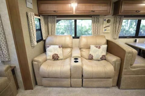 Love Seat Recliners with Cup Holders