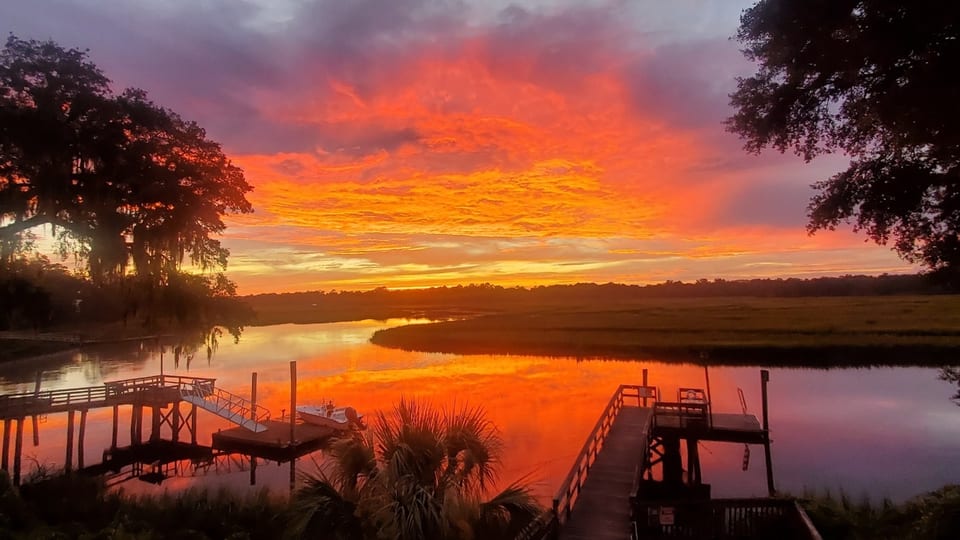 One of many beautiful sunsets