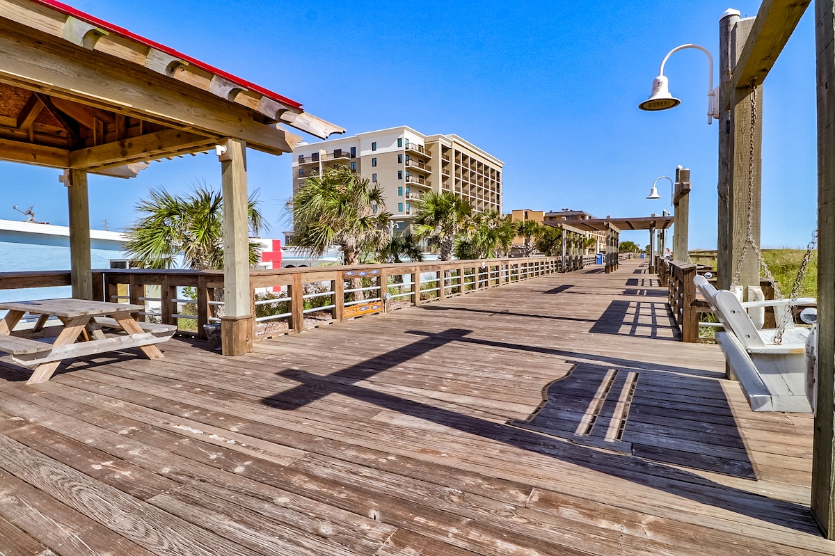 Oceanfront Pool Elevator Boardwalk - Carolina Beach Oceanfront Pool Elevator Boardwalk - Carolina Beach