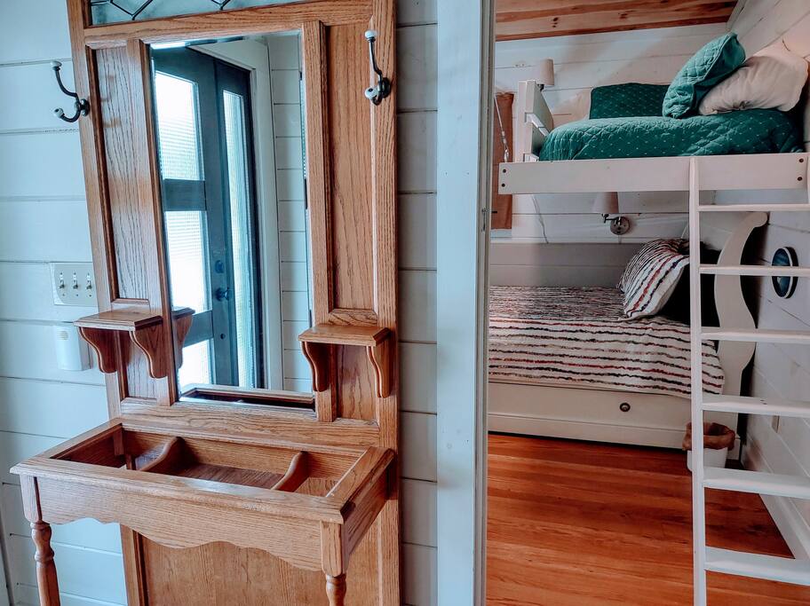 bedroom 3 off of foyer bedroom 3 off of foyer - Modern Farmhouse on Creek near Town/Train +Hot Tub - 28713