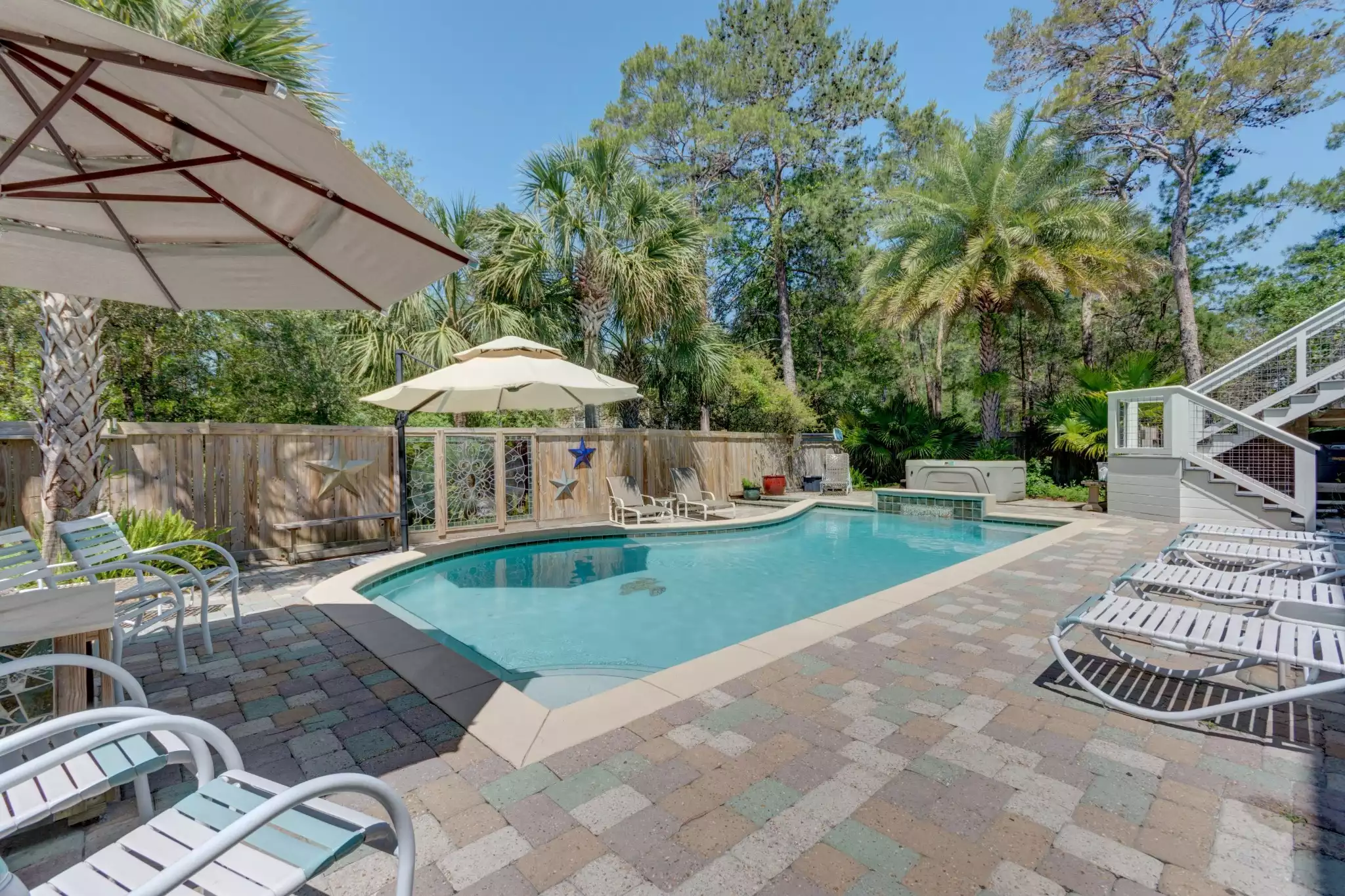 5 Bd sleeps 14 Heated Pool, Hot Tub & Golf Cart - Santa Rosa Beach 5 Bd sleeps 14 Heated Pool, Hot Tub & Golf Cart - Santa Rosa Beach