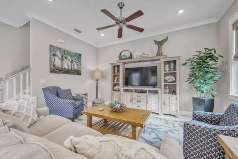 We have recently added a love seat which isn't included in this picture.