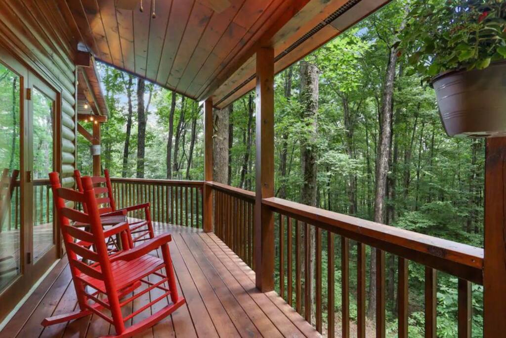 Can't you just hear those birds already?? - The Woods At Whitetail Ridge- 2 fireplaces- - Ellijay