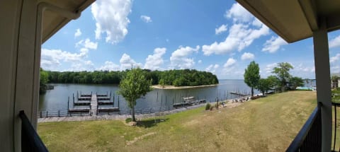 Panoramic view from balcony