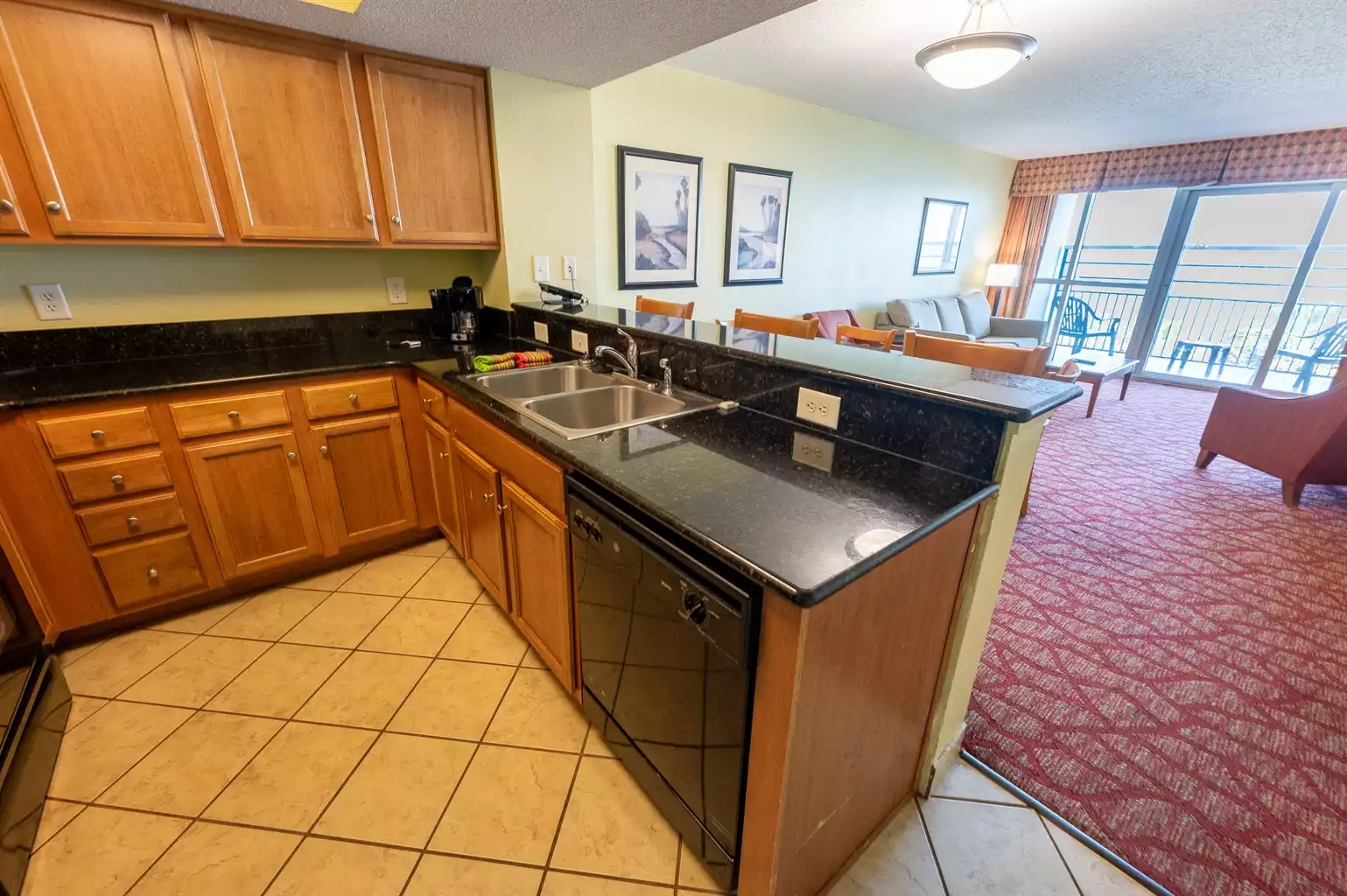 Full Sized Kitchen Appliances - Bay View 304A - 1 Bedroom - Myrtle Beach