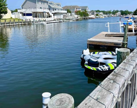 Our waterfront property gives you lots of time to boat, jet ski, paddle, swim, float, fish and crabbing!