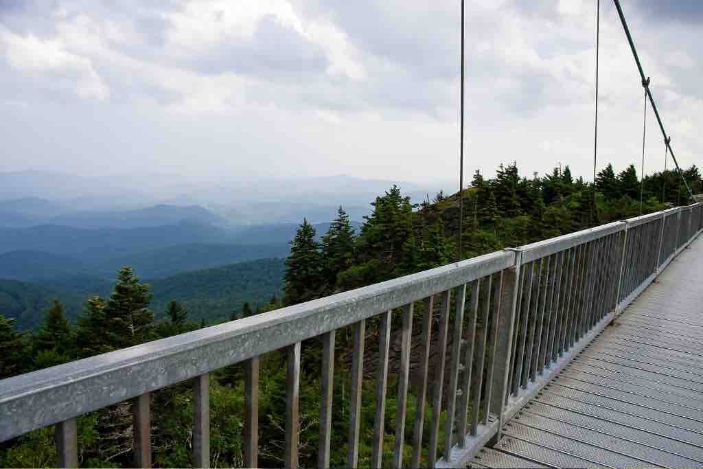 Grandfather Mountain and the famous Mile High Swinging Bridge will leave you breathless - Elk Hill Escape Banner Elk - Chic Cabin LOCATION! - Banner Elk