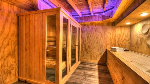 Have yourself a steam in our Sauna