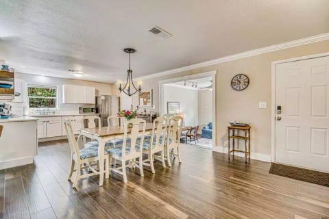 Dining table for 8, perfect for your family meals.