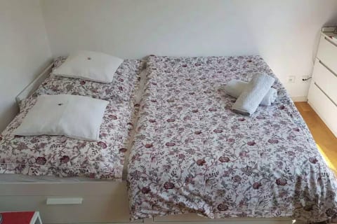 Comfy double bed