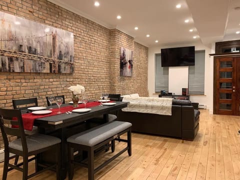 75" TV (Living Room) Dining area