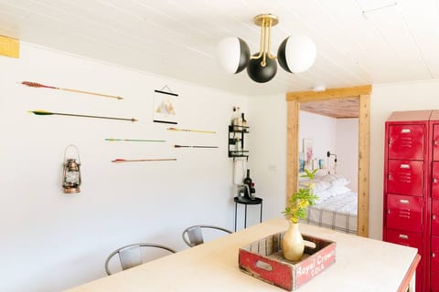 Dining area as it leads to second king bedroom