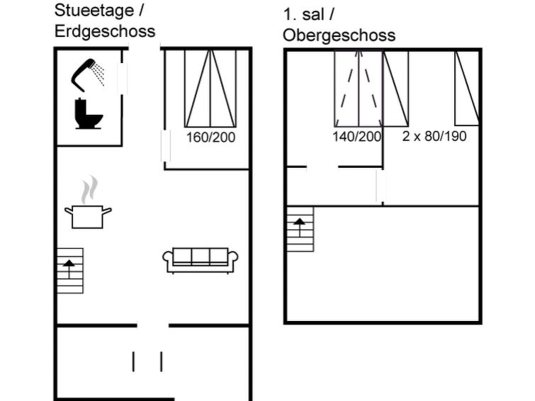 Floorplan - Tofan - 100m to the inlet - Vestervig