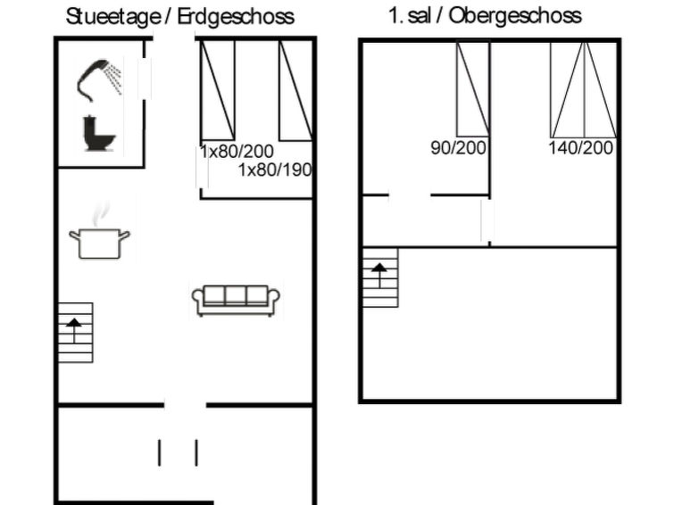 Floorplan Floorplan - Eleen - 100m to the inlet - Vestervig