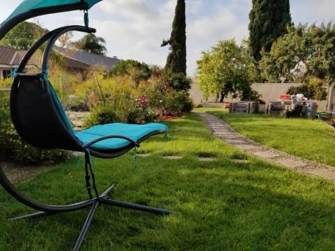View Of Beautiful Yard In Front Of Cottage