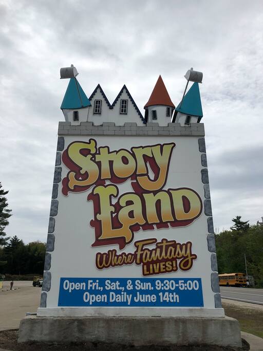 Walk across the street to Storyland - Boars Bungalow | Outdoor Pool, Golf + Storyland - Bartlett