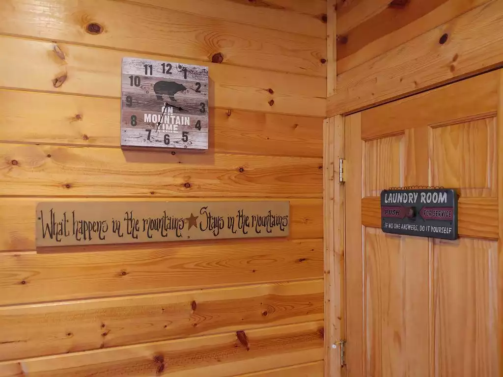 Rustic decor throughout the cabin. - Paws and Unwind - Pigeon Forge