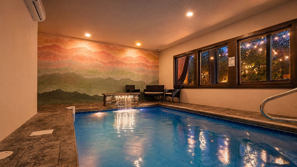 Indoor heated pool, perfect to enjoy for every family year round
