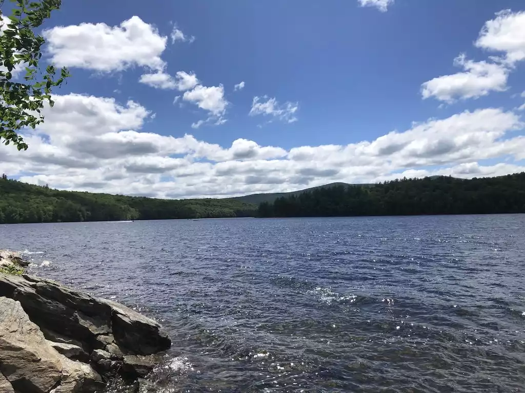 Harriman Reservior (Lake Whitingham) is just a short drive from our house. - Top of the Rock - Wilmington