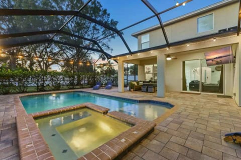Tampa 6BR Heated Pool HotTub,Theater,GameRoom,Gym
