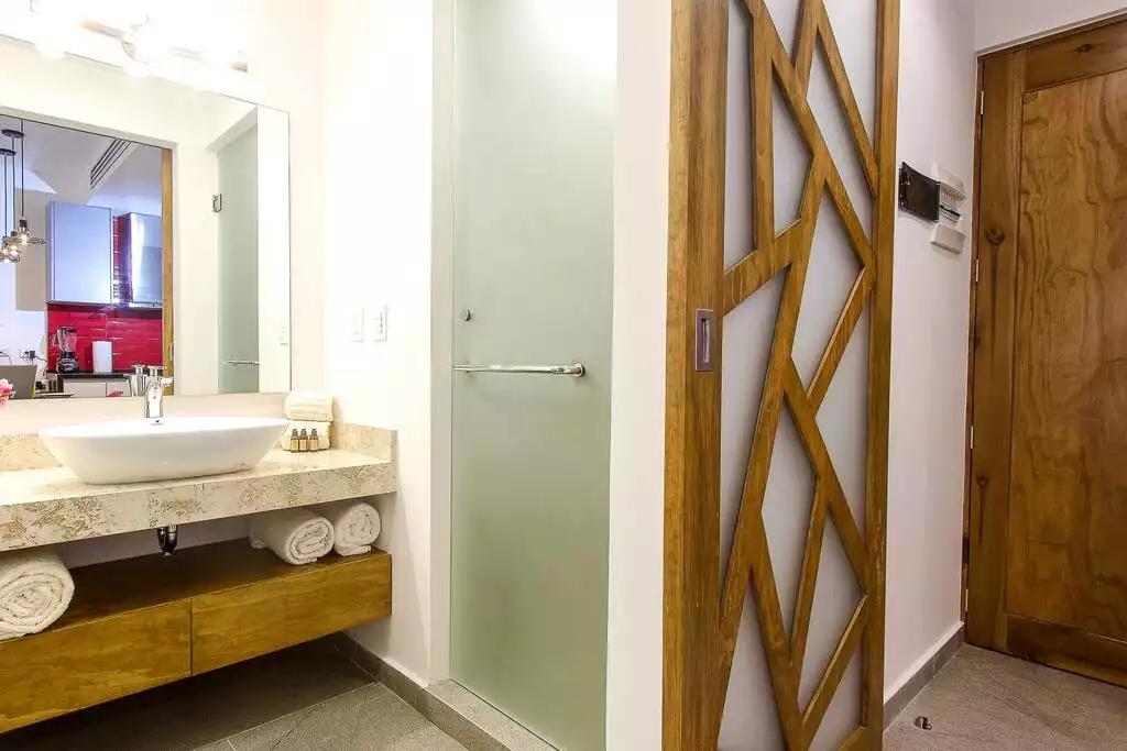 Bathroom - Stylish studio on the 5th Ave of Playa del Carmen - Playa del Carmen