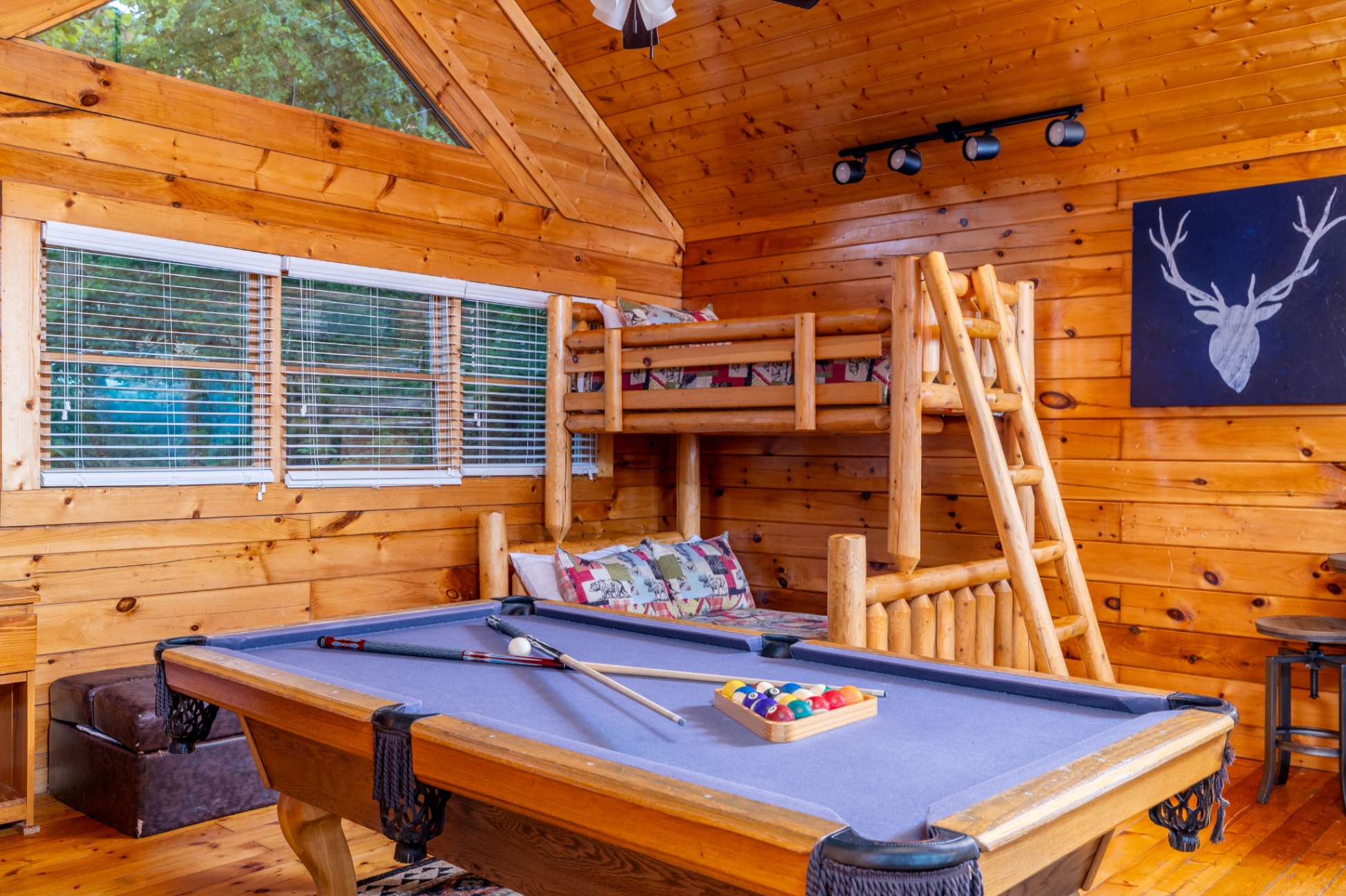 bear-hugs-cabin-mt-sunset-views-hot-tub-pool-table/