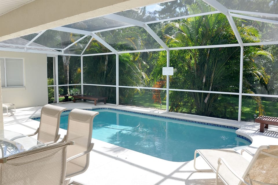 Your VERY Private Pool - Maintained & heated to 89° just for you! Photo June2017
