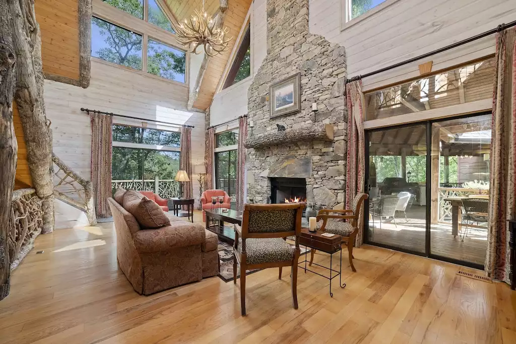View as you walk  in front door. Main level living space. - Lotts of Sky Combo - Macon County