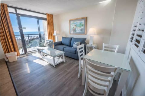 Direct Oceanfront View from Living Room and Balcony!