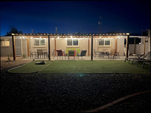 Enjoy cool desert nights on our huge patio.