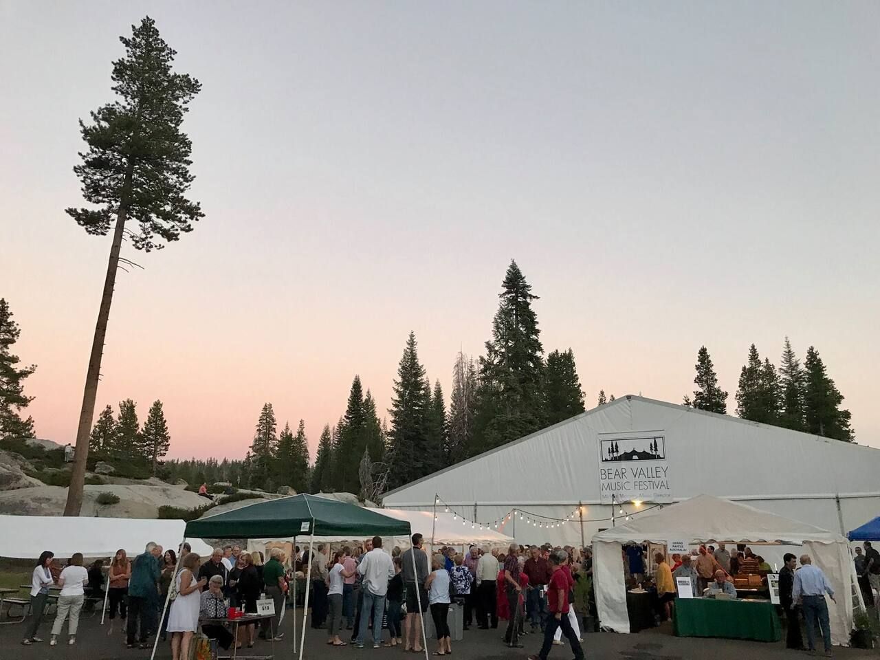 Bear Valley Music Festival July 21 - August 6, Located in the parking lot across from Ascend. Perfect place to enjoy the festival!