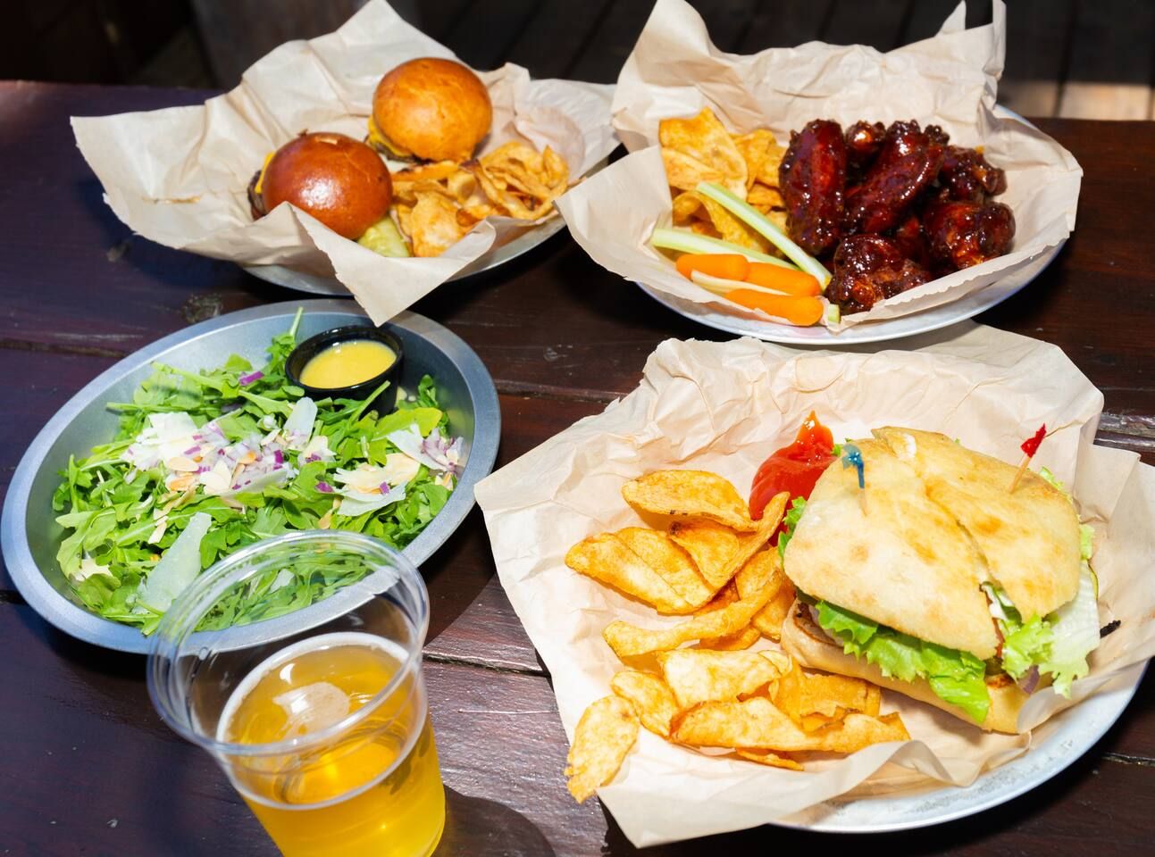 Lube Room Saloon, great food for the family!