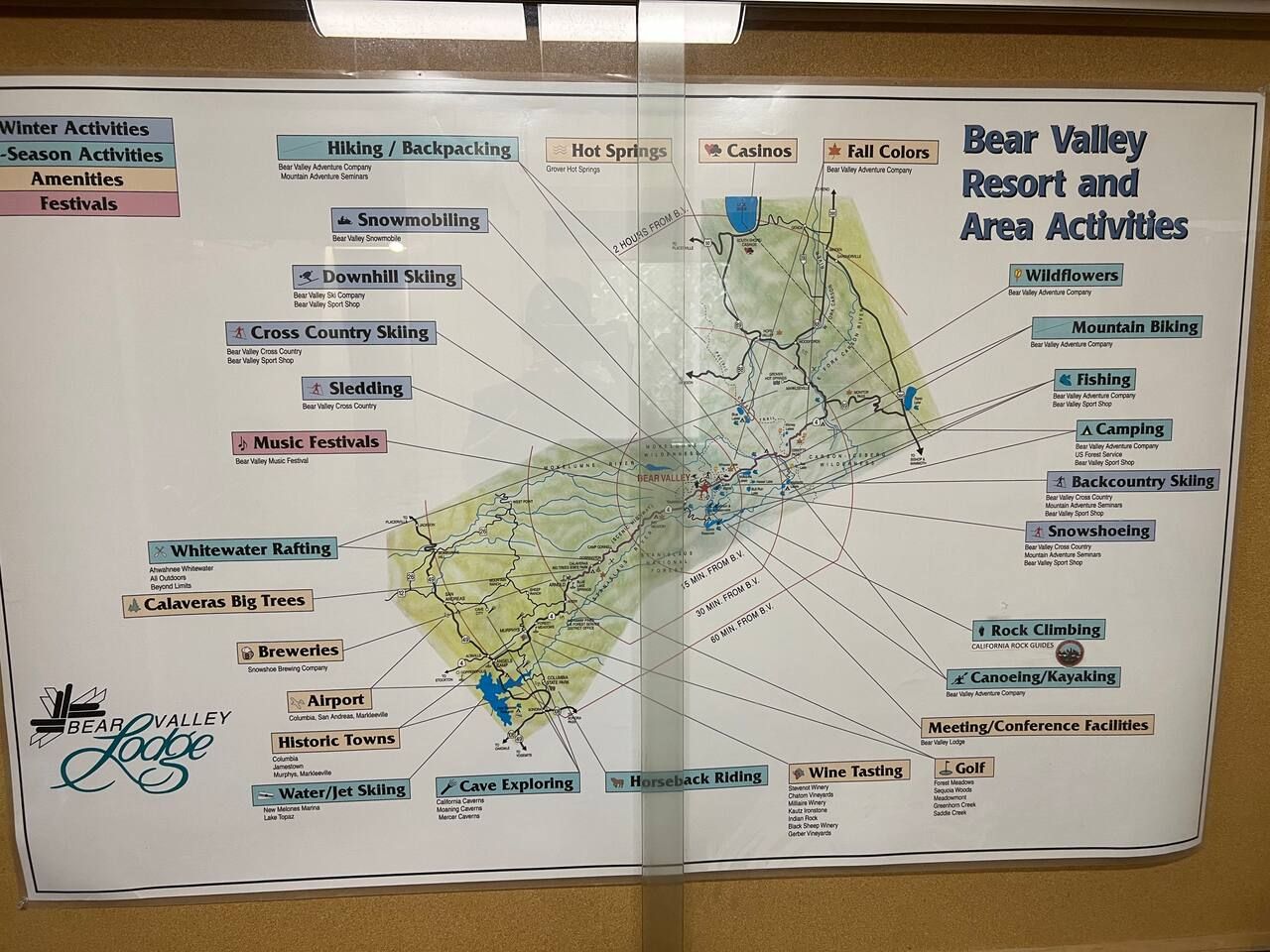 So many activities around Bear Valley!