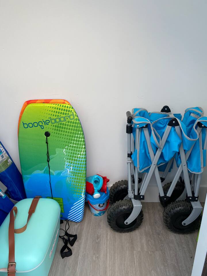 Beach equipment.