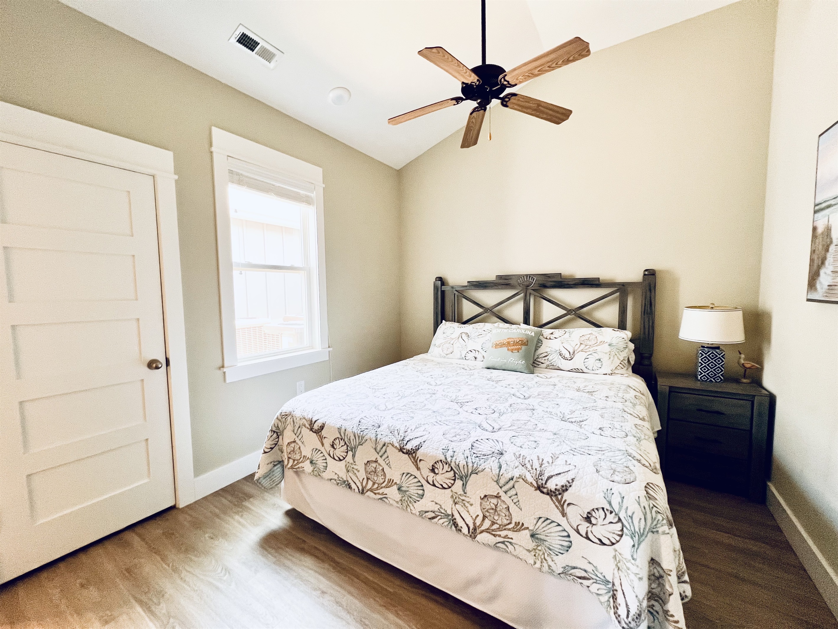 Find tranquility and comfort in every corner of this bedroom.