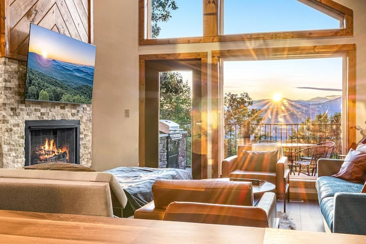 Cachette avec vue sur la montagne - Gatlinburg