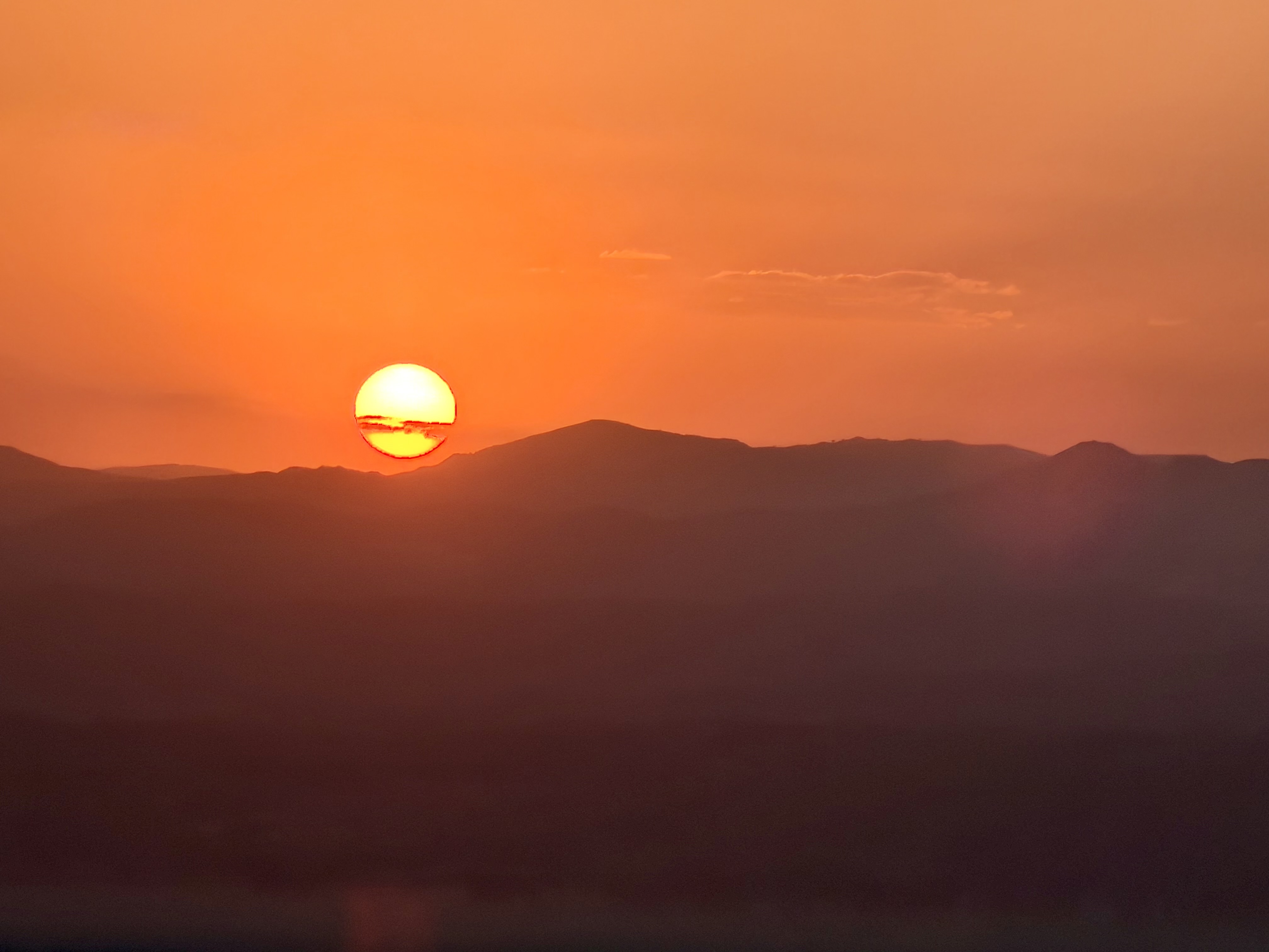 See stunning sunsets (taken June).