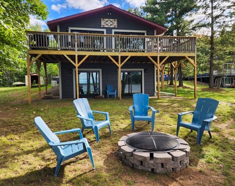 Tell stories and roast some S'mores around your private fire pit at Loon Landing