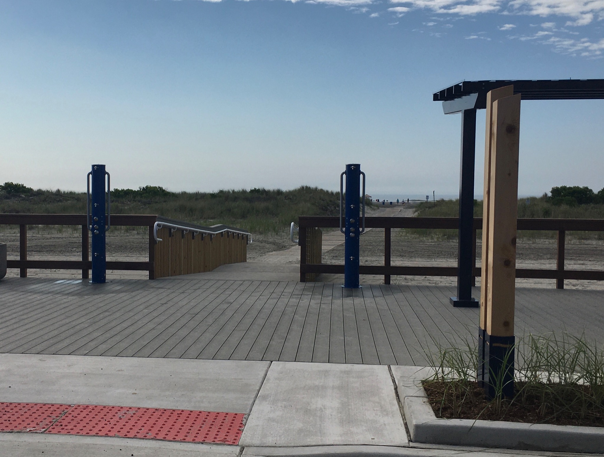 New Showers at Beach Entrance - Barb's Beach Hide-Away  - Wildwood Crest