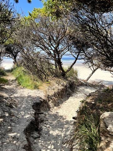 beach access from Washington street