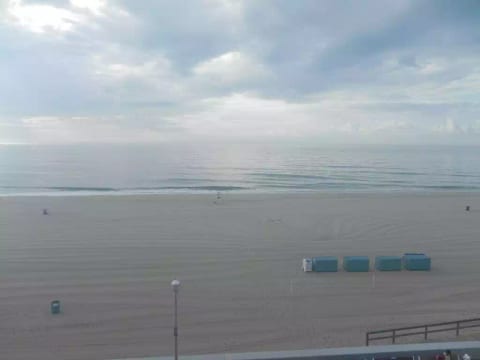 Beach View on Rainy Day
