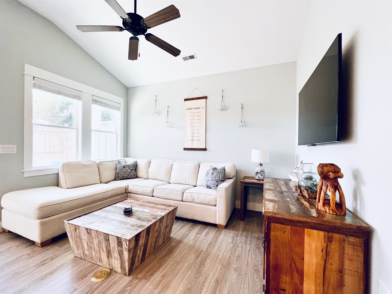 Life's simple pleasures: a comfy sofa and your favorite TV shows.