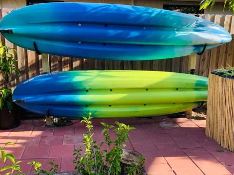 Enjoy kayaking with our 11.5ft ocean kayaks!