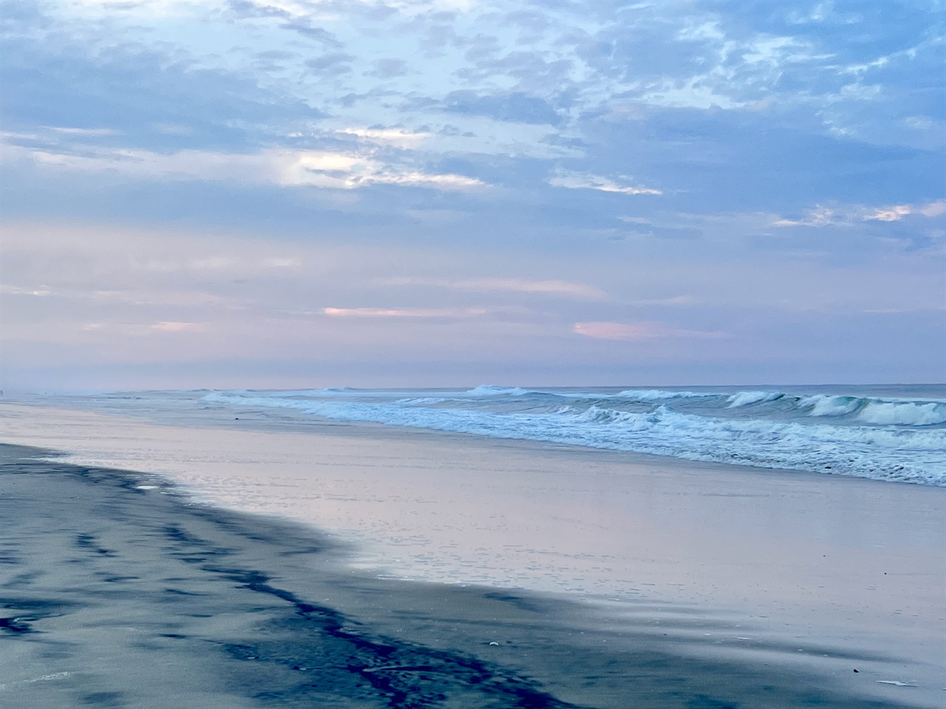 Take a morning walk on the ocean side beaches