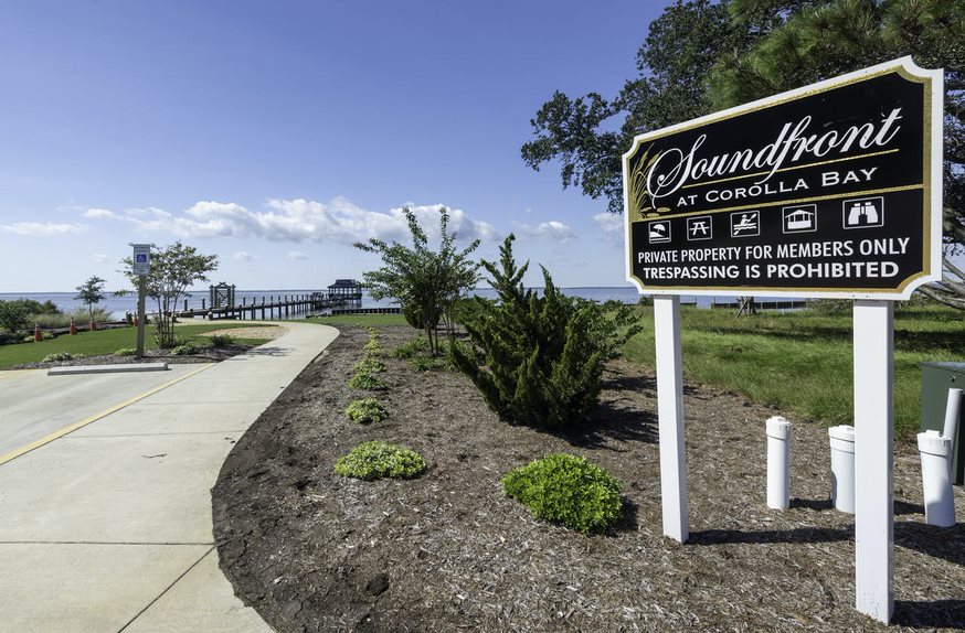 Coroolla bay showcasing the calmness of the area.